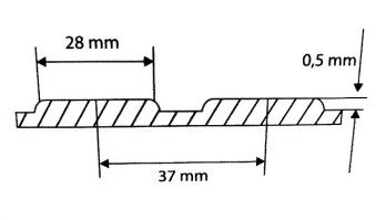 PAVIMENTAZIONE GOMMA A BOLLI - Profilo tecnico